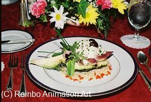 Waldorf Salad served by Club 33 chef