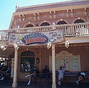 Golden Horseshoe Cafe in Disneyland