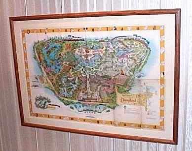 Disneyland Map in the Disney Gallery