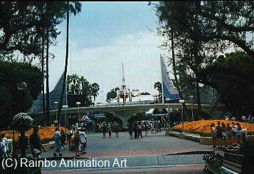 Disneyland's Tomorrowland Gate