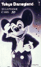 34-0048 Tokyo Disneyland Mickey Phonecard