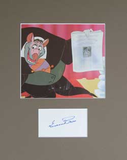 Vincent Price as Ratigan Autograph