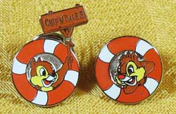 Tokyo DisneySea Chip 'n Dale Pins