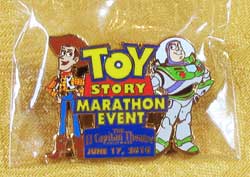 Toy Story Marathon Event Pin & Lanyard Details