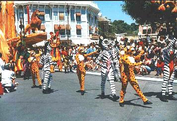 Lion King Parade Dancers