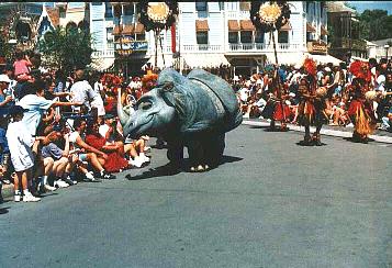 Disneyland Lion King Celebration picture of rhino