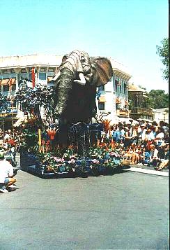 Disneyland Lion King Celebration Parade picture of an elephant