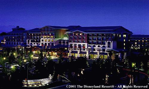 Grand Californian Hotel exterior at night image