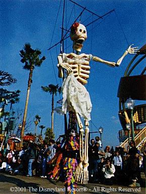 Skeleton marionette