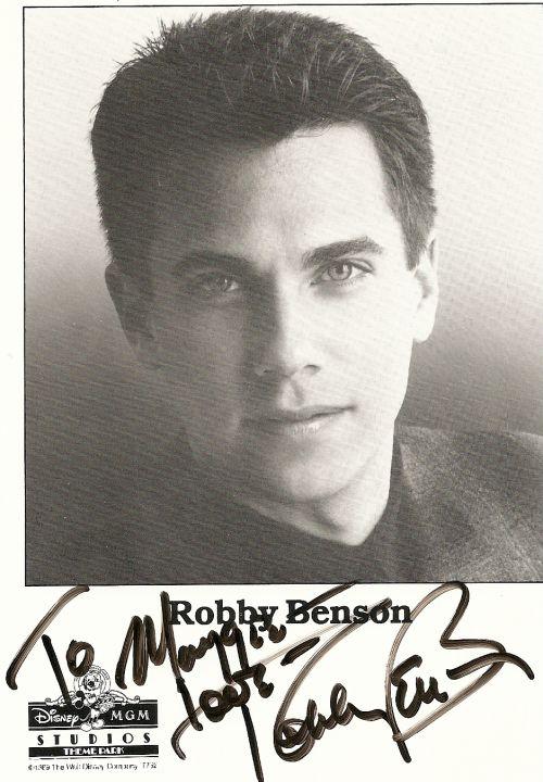 Robby Benson as The Beast Autograph image