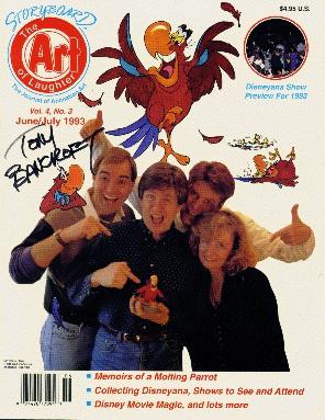 Storyboard Magazine June 1993 Aladdin Issue Autographed