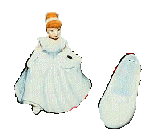 Cinderella and Glass Slipper Salt & Pepper Shaker image