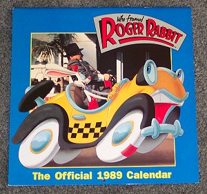 Roger Rabbit 1989 Calendar image