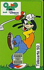 EuroDisney Goofy Golfing Phonecard image
