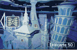 Disneyland Paris Cityscape Phonecard image