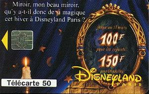 Disneyland Paris Magic Mirror Phonecard image