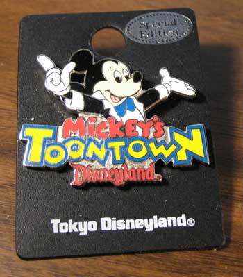 Tokyo Disneyland Mickey Toontown Pin image
