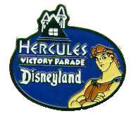 Disneyland 1997 Hercules Victory Parade Pin image