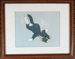 Tom from Tom and Jerry Animation Cel Details