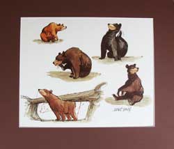 Disneyland's Frontierland Marc Davis Concept Art - Signed Details