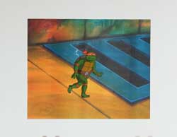 Click to see large image of Teenage Mutant Ninja Turtles cel