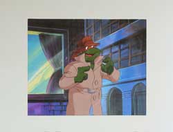 Click to see large image of Teenage Mutant Ninja Turtles cel