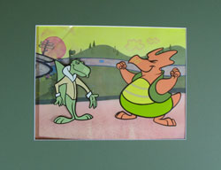 Click to see large image of Adventures in Dinosaur City cel