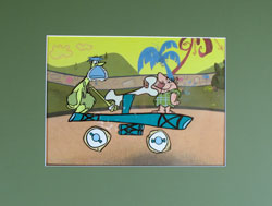 Click to see large image of Adventures in Dinosaur City cel