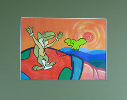 Click to see large image of Adventures in Dinosaur City cel