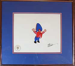 Yosemite Sam Autographed Original Animation Cel Details