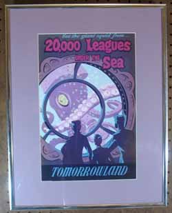 Click to see large image of Disneyland 20,000 Leagues Under The Sea Mini Attraction Poster