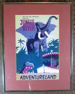 Click to see large image of Disneyland Jungle Cruise Mini Attraction Poster