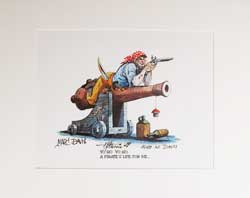 Pirates of the Caribbean Triple Signed Print Details