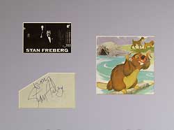 Stan Freberg as Beaver from Lady and The Tramp Autograph image
