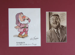 Billy Gilbert Autograph - Voice of Sneezy