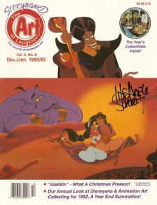 Storyboard Magazine Dec. 1992 Aladdin Issue Autographed by Mike Surrey image
