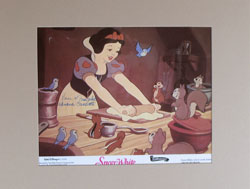 Adriana Caselotti Autograph on Snow White Lobby Card image