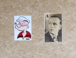 William Costello Popeye autograph