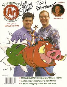 Storyboard Mag. May/June 1993 - Lion King - Signed by Animators Details