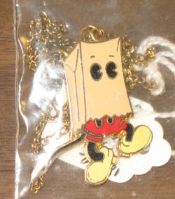 1985 Mouse Club Ward Kimball 'not Mickey' Necklace