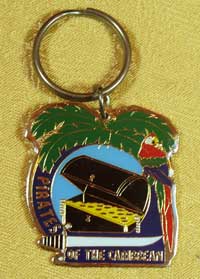 Disneyland Pirates of the Caribbean Keyring