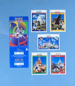 Disneyland 1991 Passport and Trading Cards image