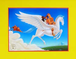 Hercules Disney Store Lithograph image