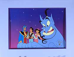 Aladdin King of Thieves Disney Store Video Lithograph image
