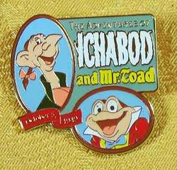 Ichabod And Mr. Toad Ltd. Ed. Pin Details