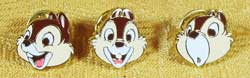Mini Chip and Dale Heads Pin Set 1 Details