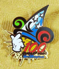 WDW 100 Years of Magic Sorcerer Mickey Pin Details