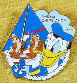 History of Art Donald Duck Chips Ahoy Pin Details