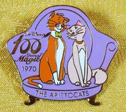 100 Years of Magic The Aristocats Pin image