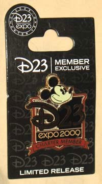 D23 Member Charter Year Logo Pin Details